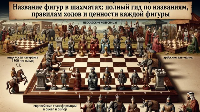 Название фигур в шахматах: полный гид по названиям, правилам ходов и ценности каждой фигуры